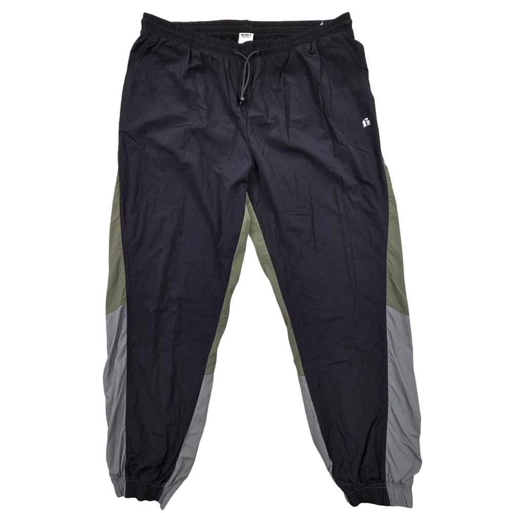 Bonobos Fielder Performance Jogger Track Pants Black Green Mens Large